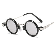 Angelo Ricci™ Vintage Round Small Mirror Luxury Designer Sunglasses