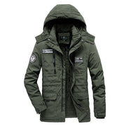 Angelo Ricci™ Fashion Casual Tactics Military Hooded Coat