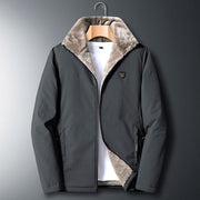 Angelo Ricci™ Warm Thick Fleece Windbreaker Jacket