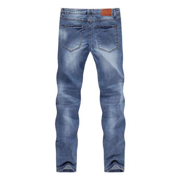 Angelo Ricci™ Spring Business Casual Denim Jeans