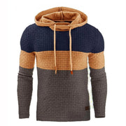 Angelo Ricci™ Designer Patchwork Streetwear Hooded Sweatshirt