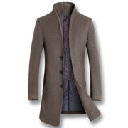 Angelo Ricci™ Winter Woolen Long Peacoat