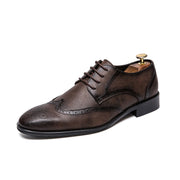 Angelo Ricci™ Men Retro Brogue Business Oxford Shoes