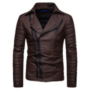 Angelo Ricci™ Classic Motorcycle Leather Jacket