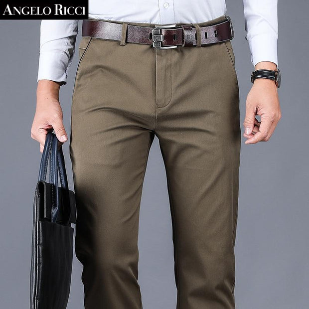 Angelo Ricci™ New Classic Style Straight Loose Pants