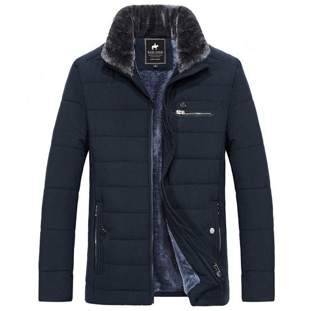 Angelo Ricci™ Men's Cotton Padded Thick Warm Jacket