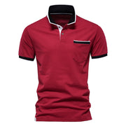 Angelo Ricci™ Brand Summer Cotton Casual Polo Shirt