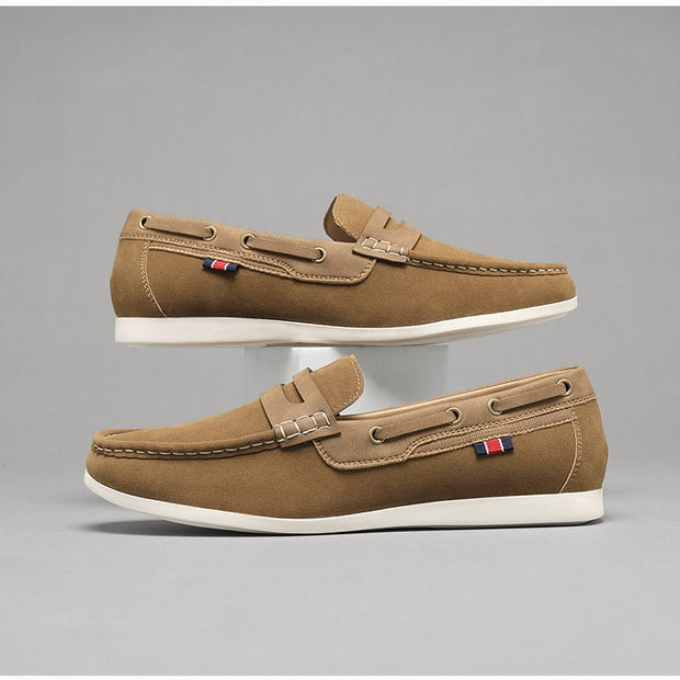 Angelo Ricci™ Designer Comfy Suede Loafers