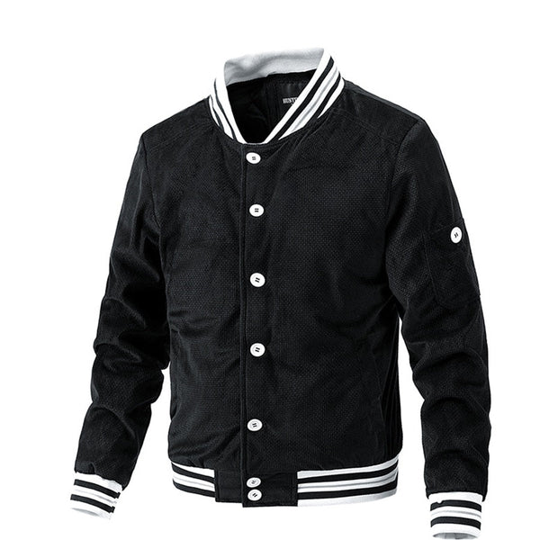 Angelo Ricci™ Corduroy Baseball Varsity Fashion Jacket