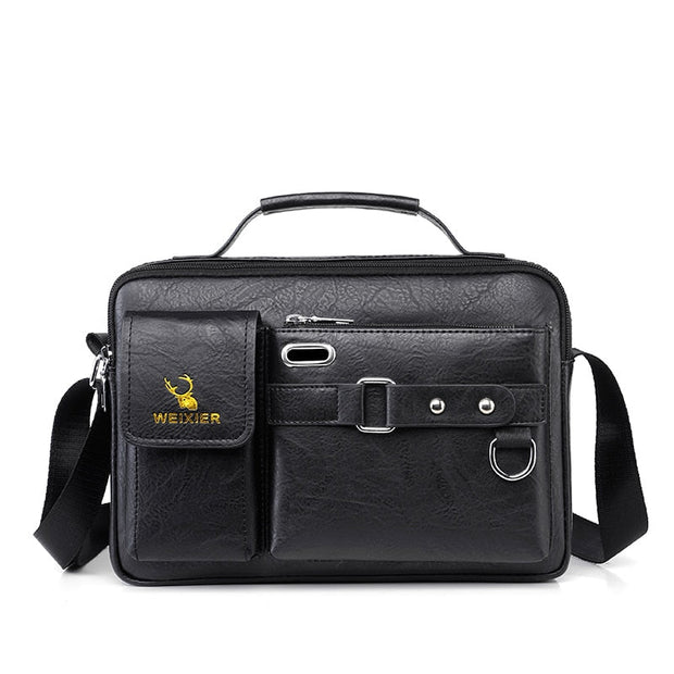 Angelo Ricci™ Men Leather Business-Men Briefcase