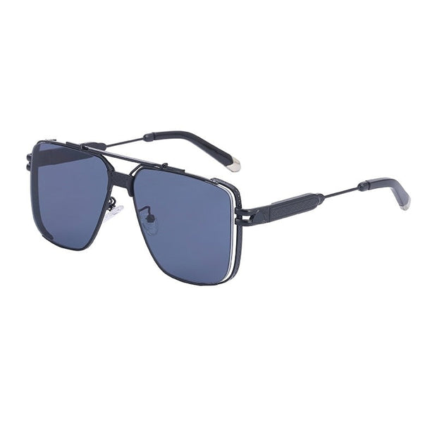 Angelo Ricci™ Fashion Luxury Metal Trend Big Frame Sunglasses