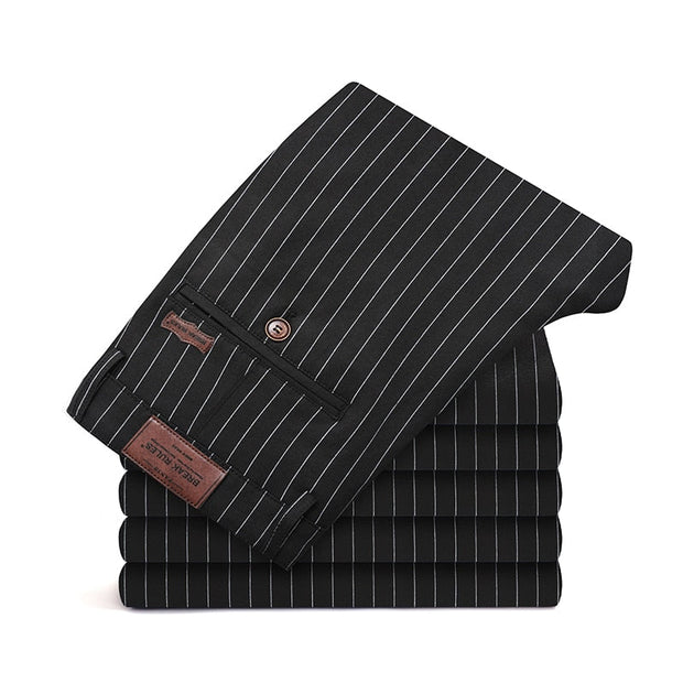 Angelo Ricci™ Stripe Formal Business Office Trousers