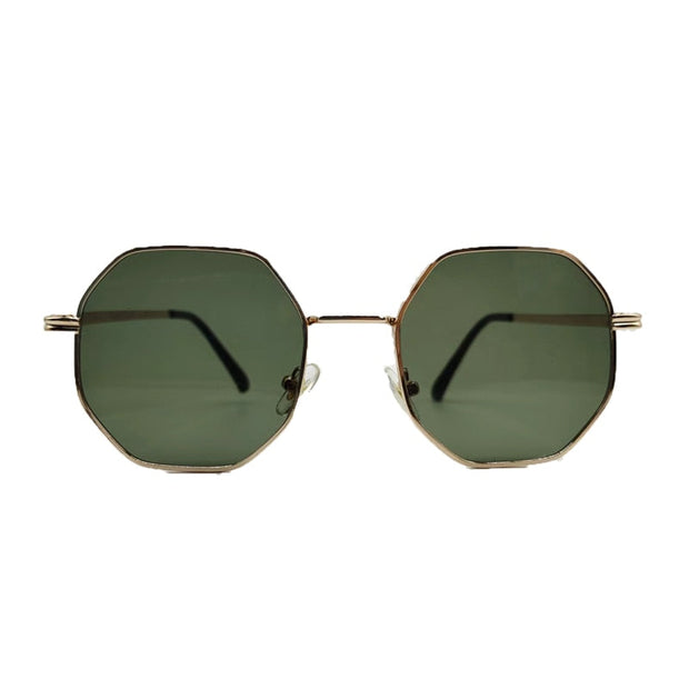 Angelo Ricci™ Luxury Polygon Metal Vintage Frame Sunglasses