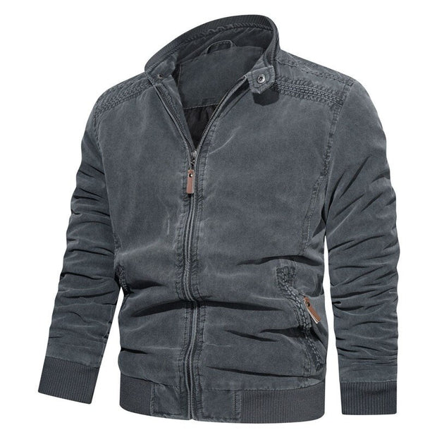 Angelo Ricci™ Mens Spring Casual Fleece Tactical Bomber Jacket