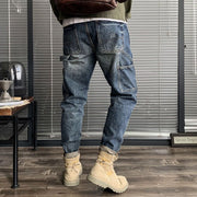 Angelo Ricci™ Fashion Harem Straight Cargo Jeans