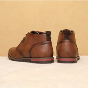 Angelo Ricci™ Men Casual Everyday Leather Ankle Boots