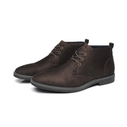 Angelo Ricci™ Designer Handmade Suede Elegant Chukka Boots