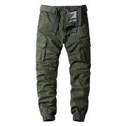 Angelo Ricci™ Fashion Pants Multi-Pocket Casual Joggers