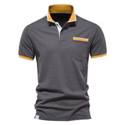 Angelo Ricci™ Brand Summer Cotton Casual Polo Shirt