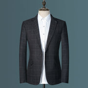 Angelo Ricci™ Plaid Business Casual Suit Blazer