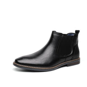 Angelo Ricci™ Designer Leather Comfortable Slip-On Chelsea Boots