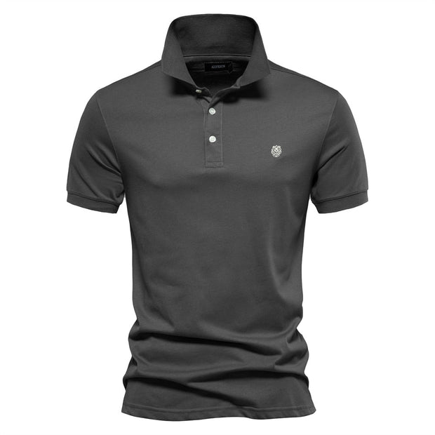 Angelo Ricci™ 100% Cotton Embroidered Polo Shirt