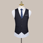 Angelo Ricci™ Formal Solid Color Business Office Suit Vest