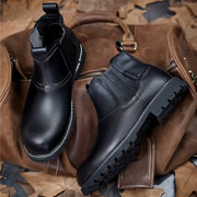 Angelo Ricci™ Non-Slip Leather Chelsea Boots