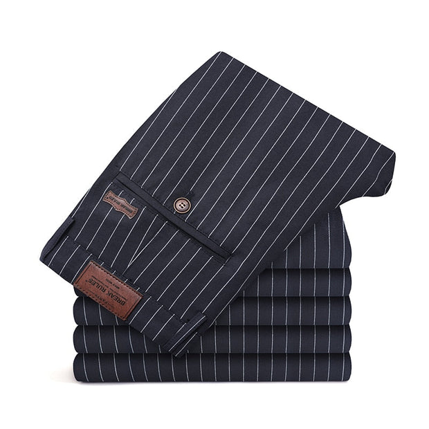 Angelo Ricci™ Stripe Formal Business Office Trousers