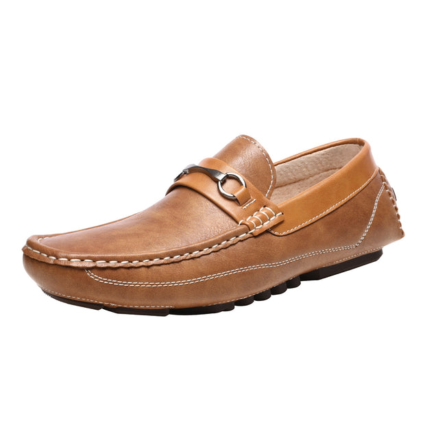 Angelo Ricci™ Executive Leather Formal Slip-on Mocassins