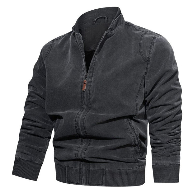 Angelo Ricci™ Mens Spring Casual Fleece Tactical Bomber Jacket