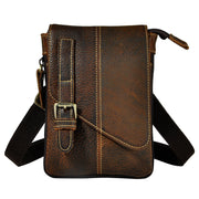 Angelo Ricci™ Vintage Style Cowhide Leather Satchel Bag