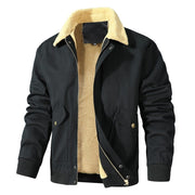 Angelo Ricci™ Men Tactical Style Fleece Bomber Jacket