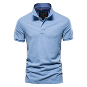 Angelo Ricci™ Men Classic Cotton Business Polo Shirt