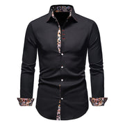 Angelo Ricci™ Designer Button Up Business Dress Shirt