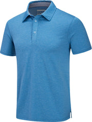 Angelo Ricci™ Button Down Business Dress Polo Shirt