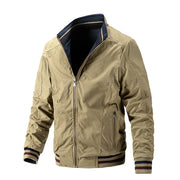 Angelo Ricci™ Reversible Outerwear Lapel Bomber Jacket