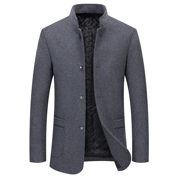 Angelo Ricci™ Winter Executive Business-Men Woolen Jacket