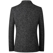 Angelo Ricci™ Fashion Woolen Single-Breasted Office Blazer