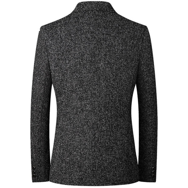 Angelo Ricci™ Fashion Woolen Single-Breasted Office Blazer