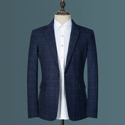 Angelo Ricci™ Plaid Business Casual Suit Blazer