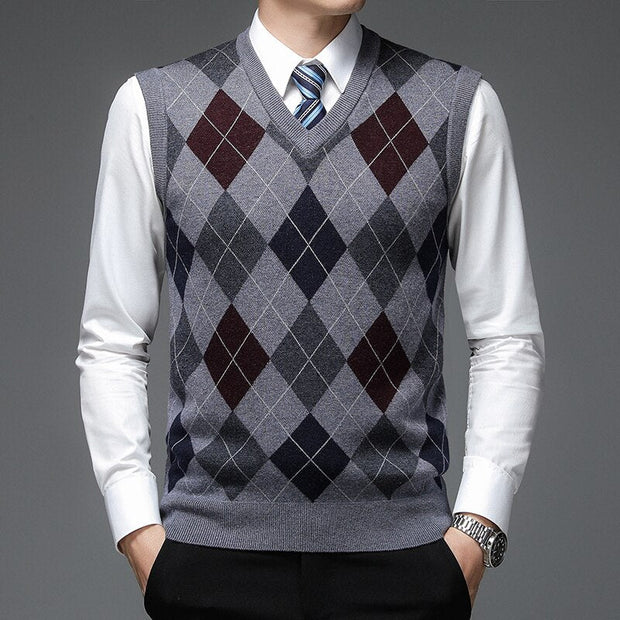 Angelo Ricci™ Warm Woolen Sweater Vest