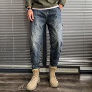 Angelo Ricci™ Fashion Harem Straight Cargo Jeans