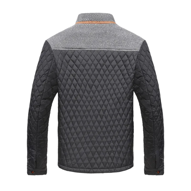 Angelo Ricci™ Warm Diamond Design Windproof Jacket