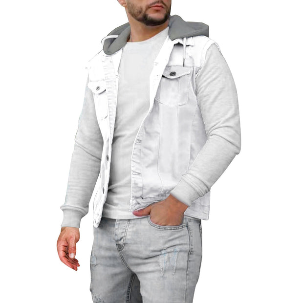 Angelo Ricci™ Hooded Everyday Fashion Streetwear Sleeveless Jacket