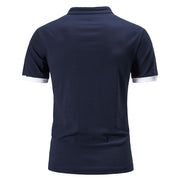 Angelo Ricci™ Cotton Short Sleeve Solid Color Polo Shirt