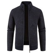 Angelo Ricci™ ComfyCoat Warm Stand-Up Collar Cardigan
