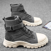 Angelo Ricci™ Motorcycle Style Streetwear Waterproof Boots