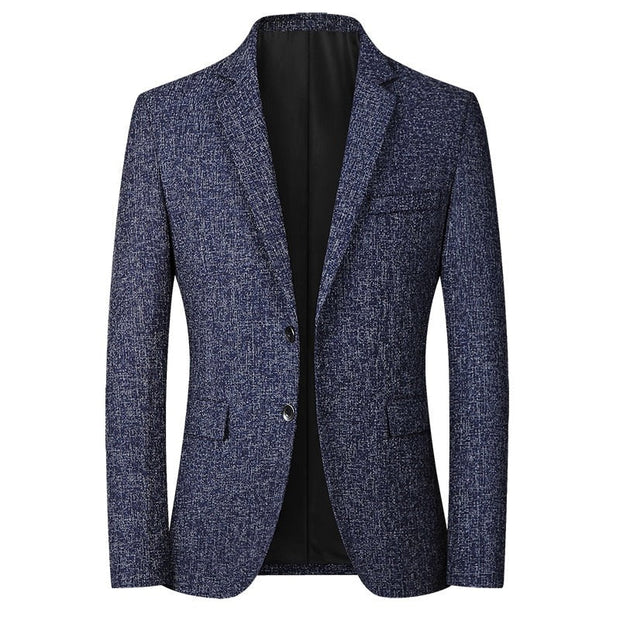 Angelo Ricci™ Fashion Woolen Single-Breasted Office Blazer