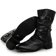 Angelo Ricci™ Punk Rock Biker Leather Boots